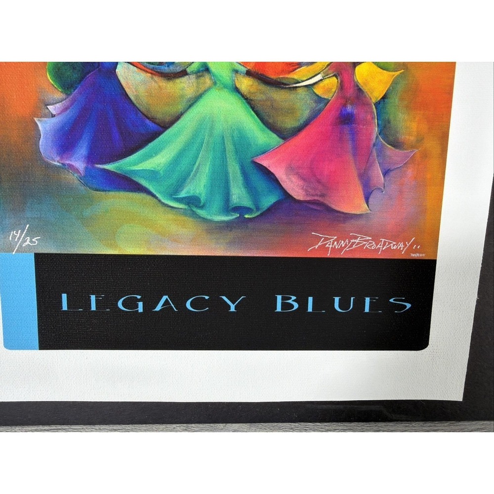Danny Broadway Original Print "The Circle Unbroken" Legacy Blues 14/25 Signed - Picture 5 of 12